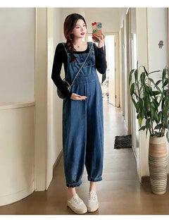 Maternity Denim Overalls