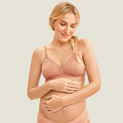 MOMANDA Lace Maternity Nursing Bra